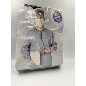DOCTOR COSTUME ADULT SURGEON SCRUBS (HALLOWEEN) DRESS UP PRETEND PLAY
